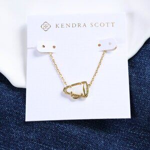 Kendra Scott White Mother-of-Pearl Gold Necklace - Cheer